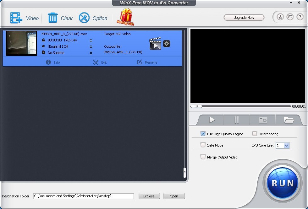 how to convert avi to mov free online