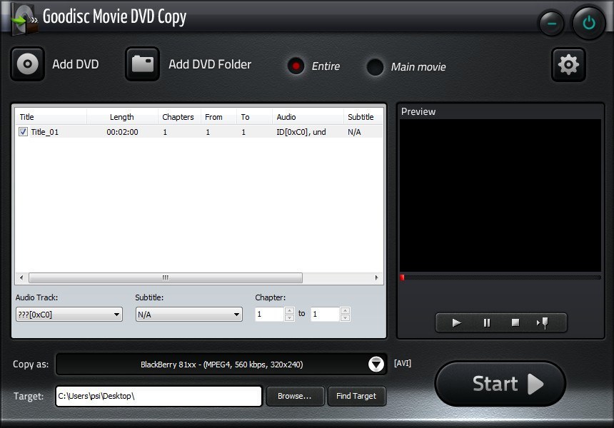 Goodisc Movie DVD Copy - Screenshot #2