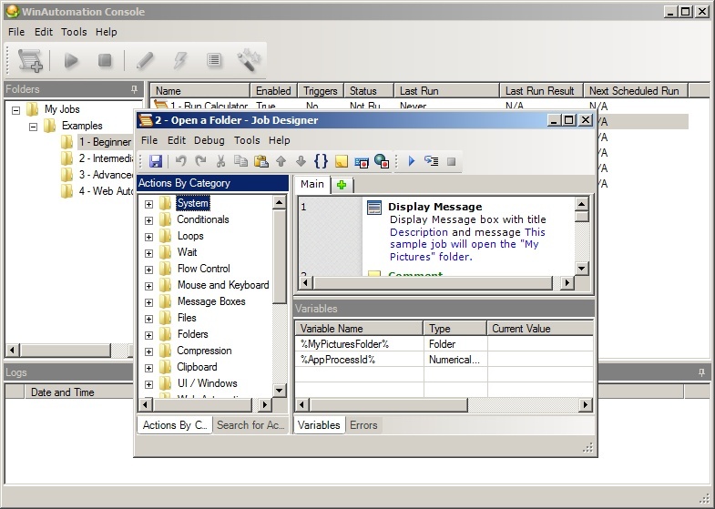 WinAutomation latest version - Get best Windows software
