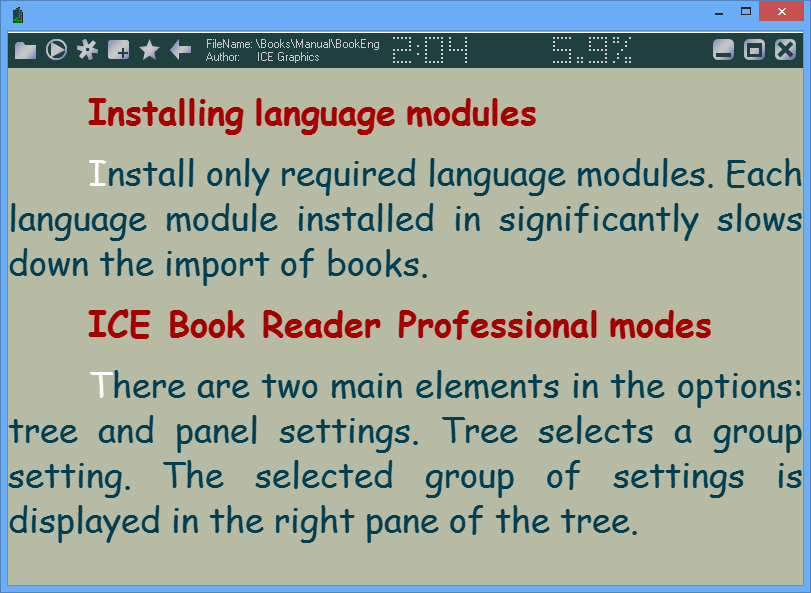 ICE Book Reader Professional - Screenshot #16