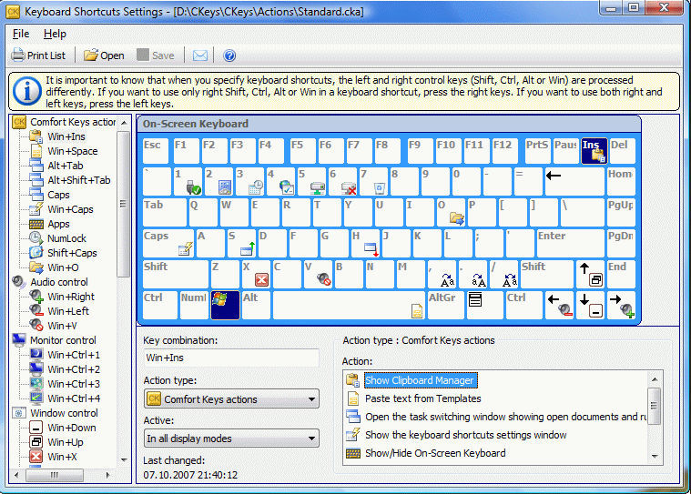 Comfort Keys Pro - Screenshot #8