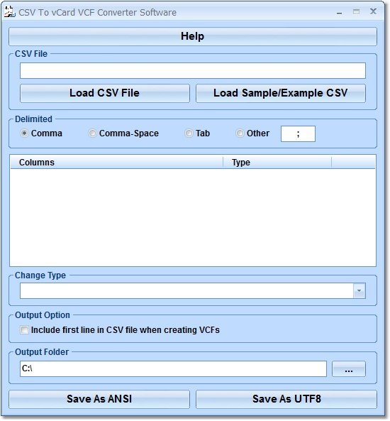 how to convert vcf to csv free download