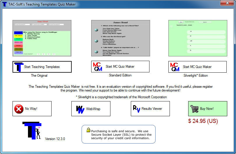 Teaching Templates Quiz Maker - Screenshot #3