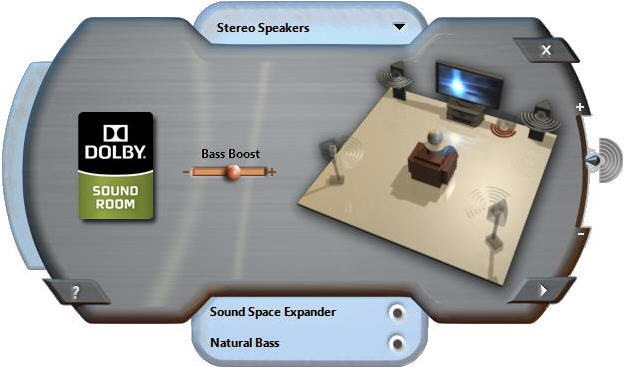 Dolby Control Center - Screenshot #1