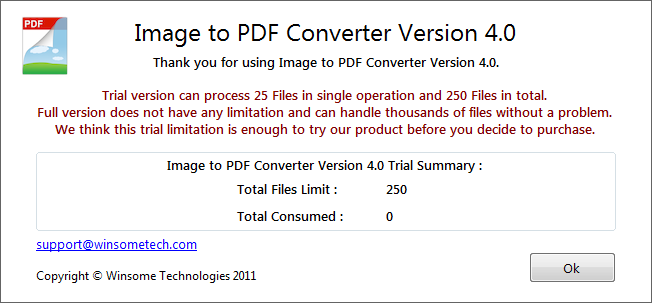 Tiff to PDF converter - Screenshot #1