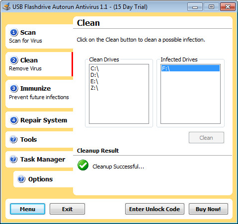 USB Flashdrive Autorun Antivirus - Screenshot #5