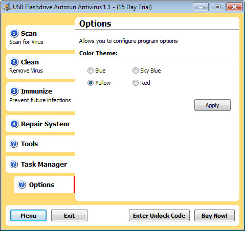 USB Flashdrive Autorun Antivirus - Screenshot #1