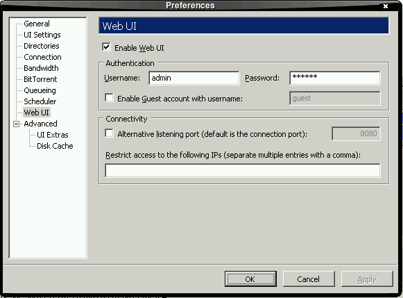 &micro;Torrent (uTorrent) - Screenshot #12
