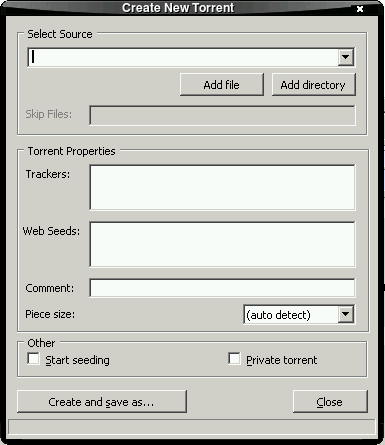 &micro;Torrent (uTorrent) - Screenshot #10