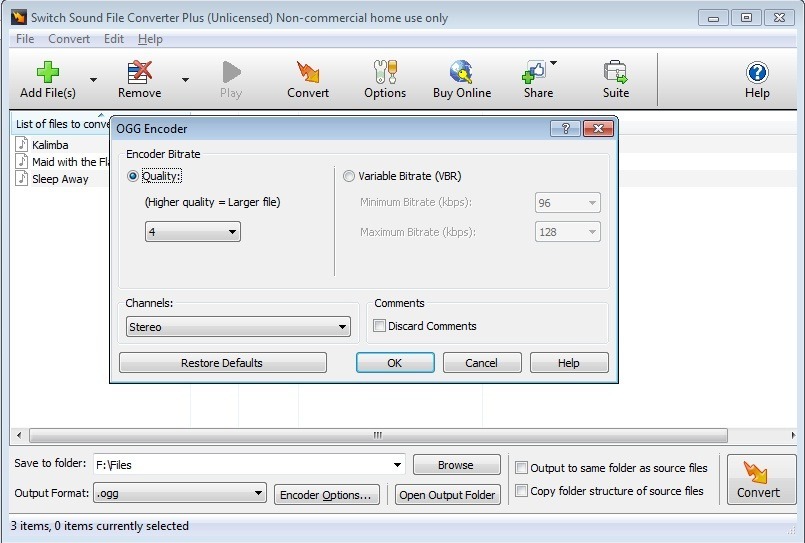 nch switch audio file converter plus