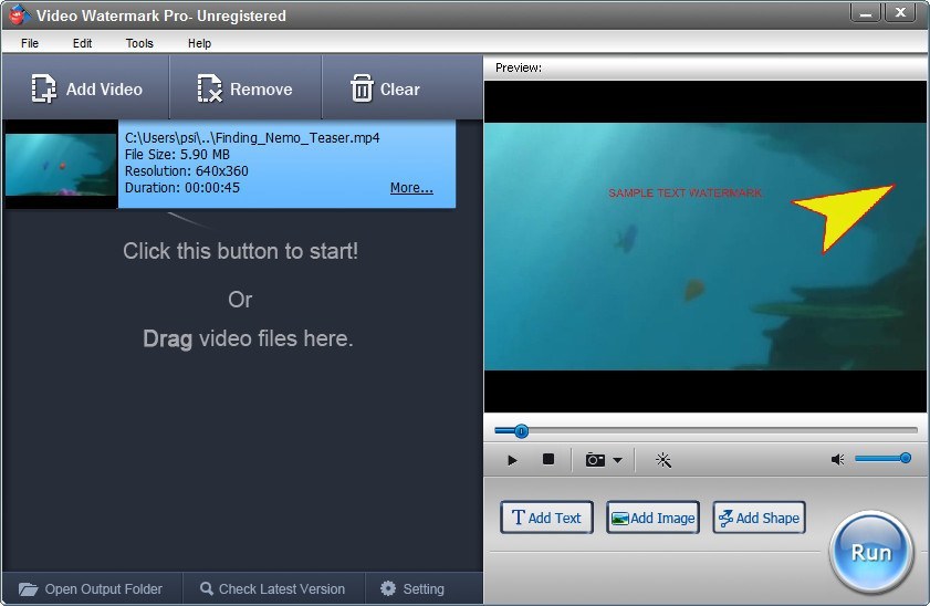 Video Watermark Pro - Screenshot #6