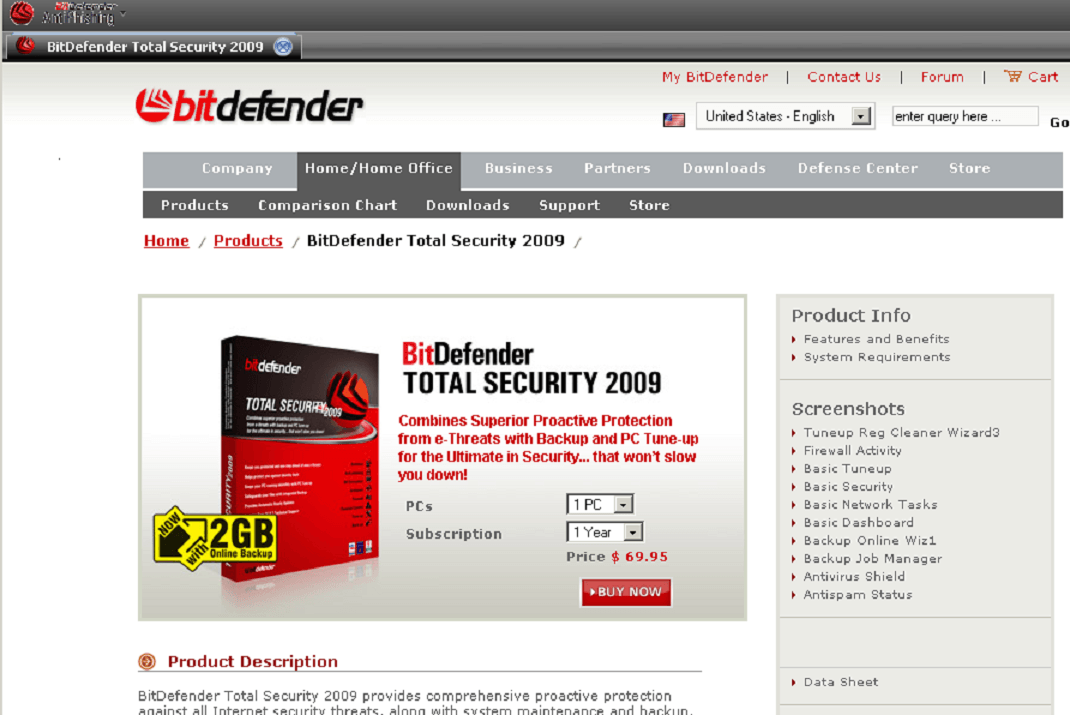 BitDefender Total Security - Screenshot #9