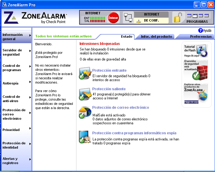 download zone alarm pro