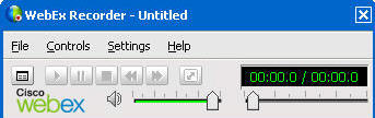WebEx Record and Playback - Screenshot #1