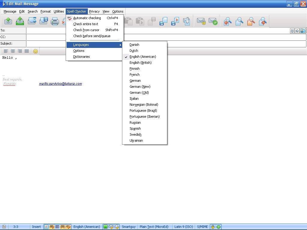 The Bat! International Pack - Screenshot #5