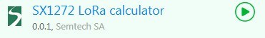 SX1272 LoRa calculator - Screenshot #2