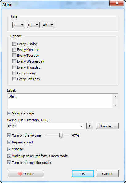 Free Alarm Clock - Screenshot #6