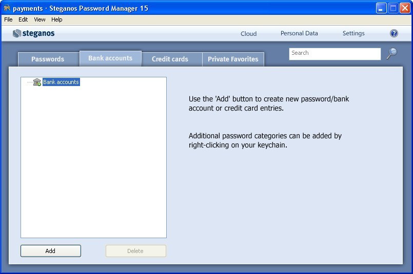 Steganos Password Manager - Screenshot #21