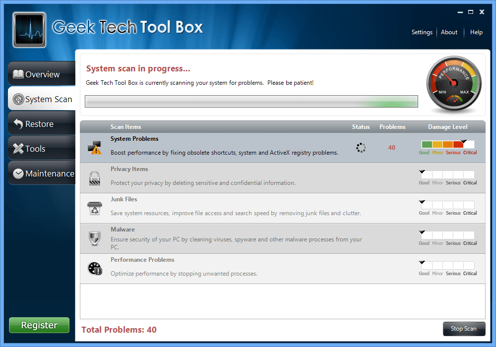 Geek Tech Tool Box - Screenshot #1