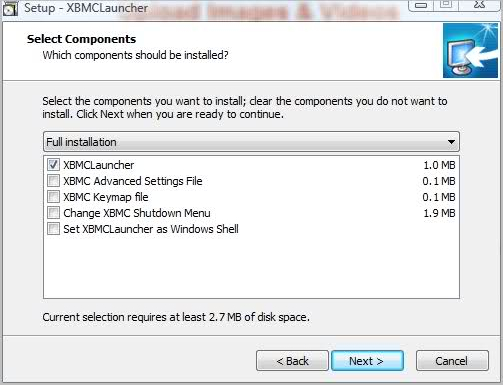 XBMCLauncher - Screenshot #1