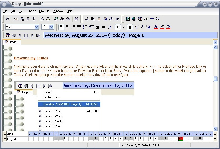iDailyDiary - Screenshot #2