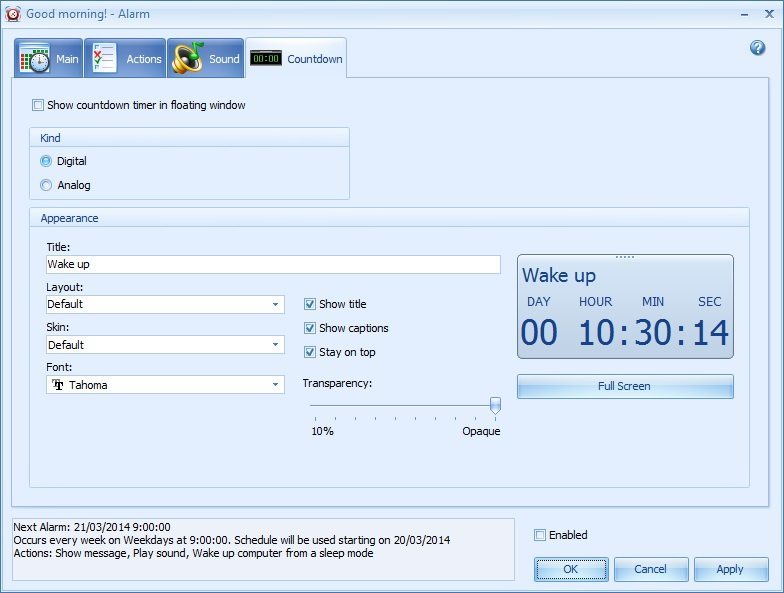 Hot Alarm Clock latest version Get best Windows software