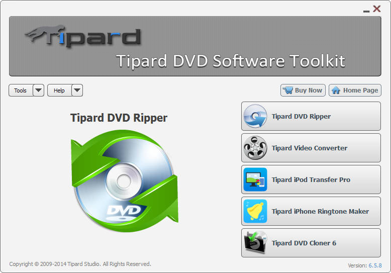 Tipard DVD Creator 5.2.88 instaling