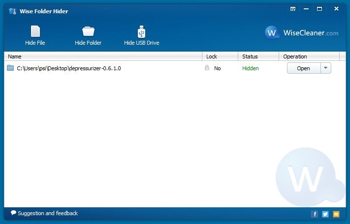 Wise Folder Hider - Screenshot #14