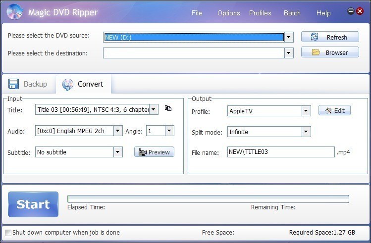 Magic DVD Ripper - Screenshot #9