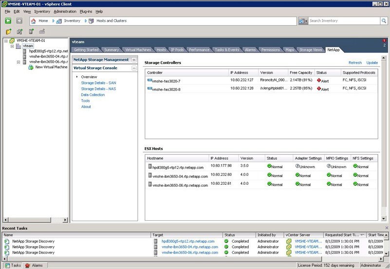 NetApp Virtual Storage Console for VMware vSphere latest version Get