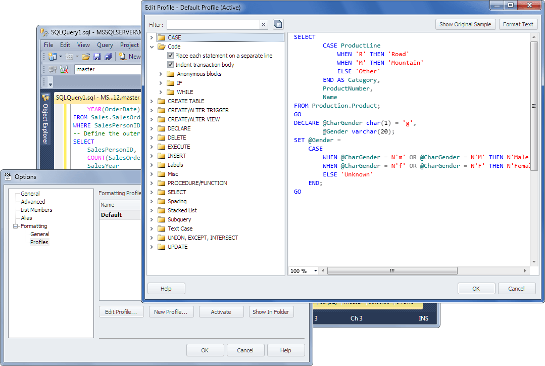 dbForge SQL Complete Express - Screenshot #1