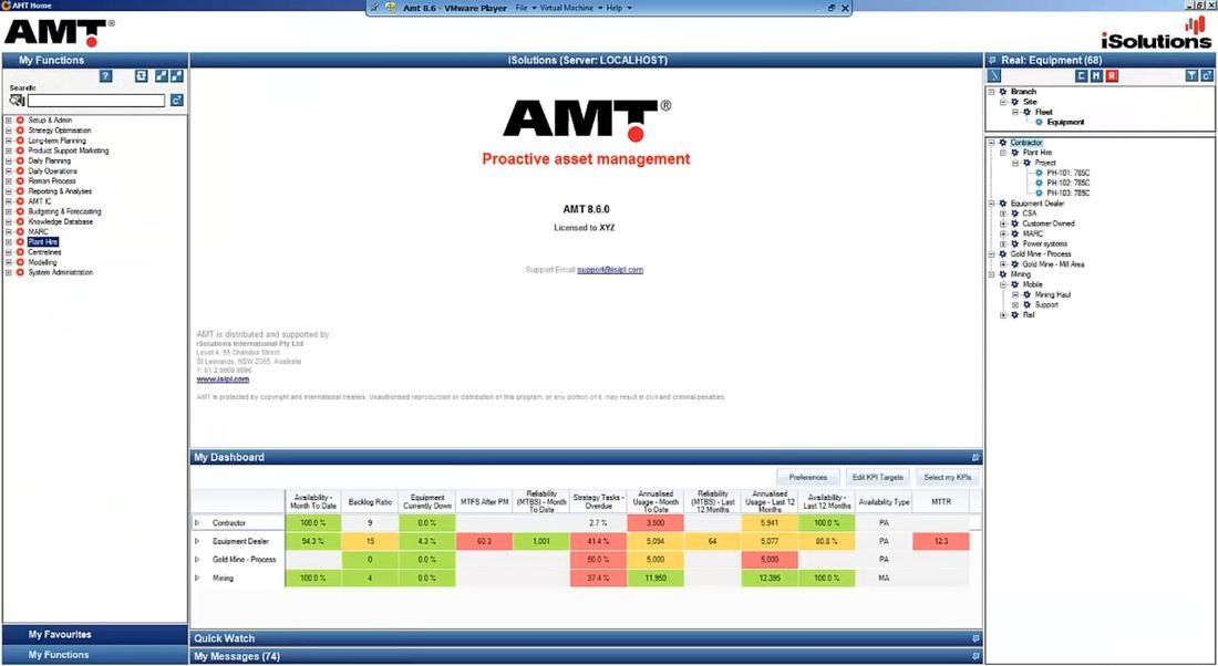 AMT Client - Screenshot #1