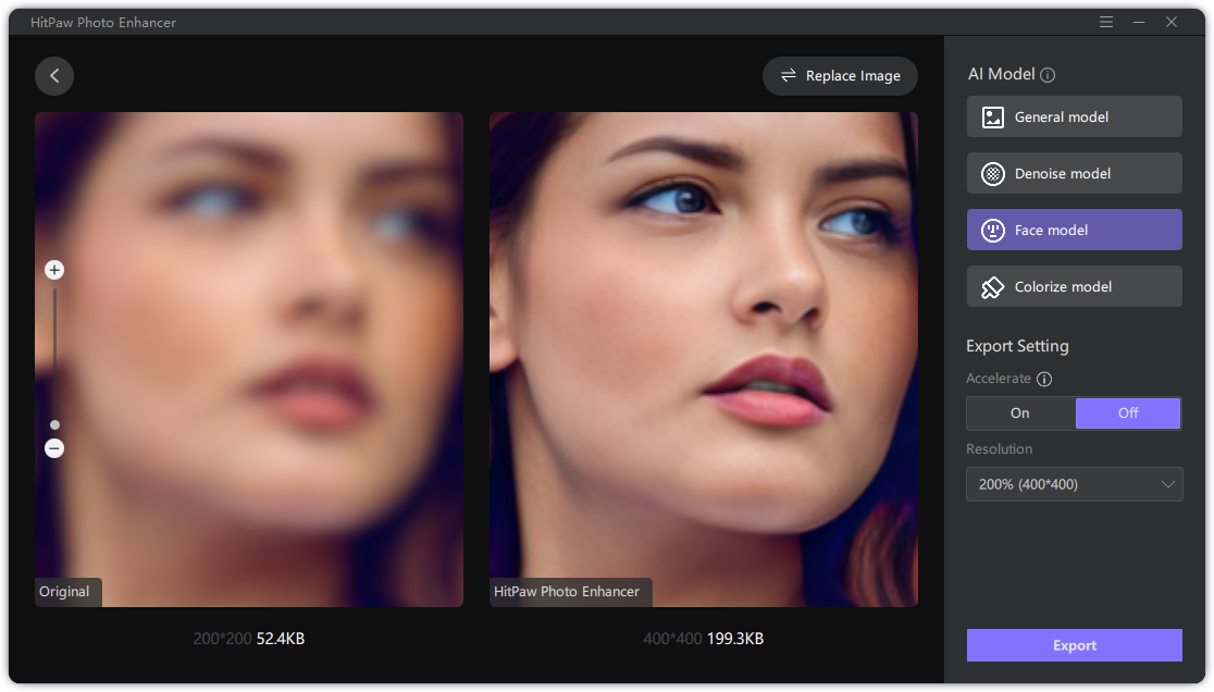 HitPaw Photo Enhancer - Screenshot #4