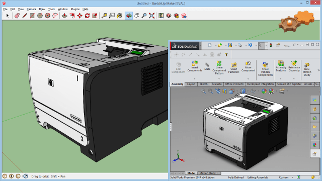 Что лучше solidworks или sketchup