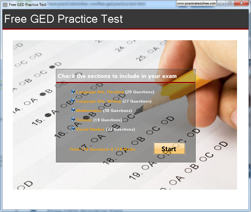 Free GED Practice Test latest version Get best Windows software
