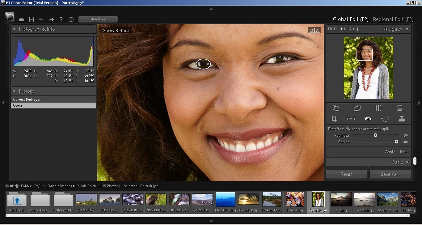 Фотошоп онлайн автоматически отредактировать фото бесплатно портрет