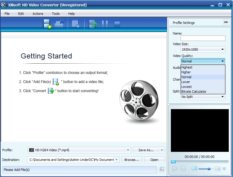 Xilisoft HD Video Converter - Screenshot #19