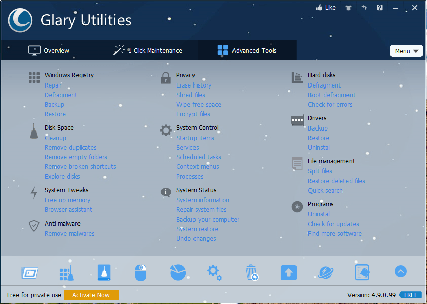 Glary Utilities - Screenshot #2