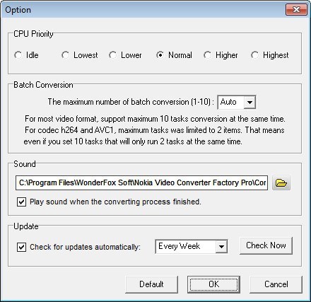 Nokia Video Converter Factory Pro - Screenshot #2