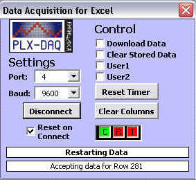 PLX-DAQ - Screenshot #1