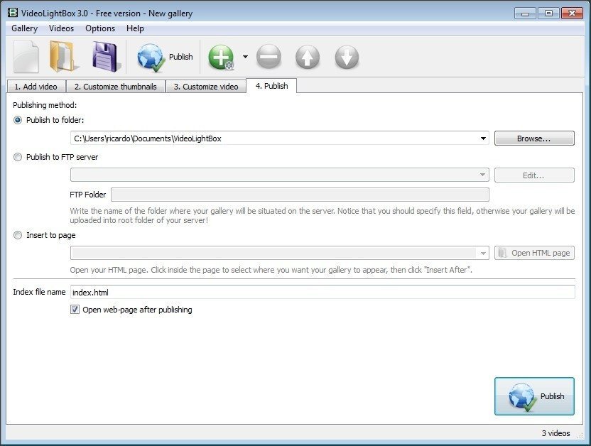 VideoLightBox - Screenshot #5