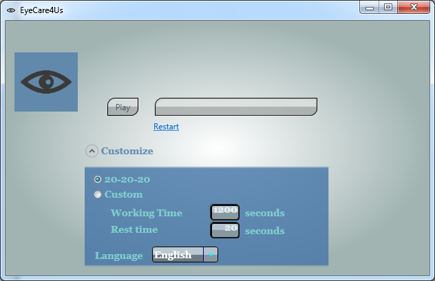 EyeCare4Us - Screenshot #1