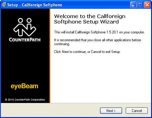 Callforeign Softphone - Screenshot #3