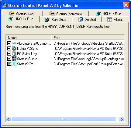 startup control panel 2.7 mike lin