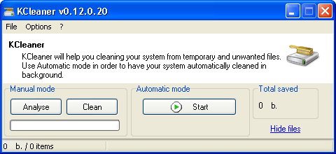 KC Softwares KCleaner - Screenshot #27