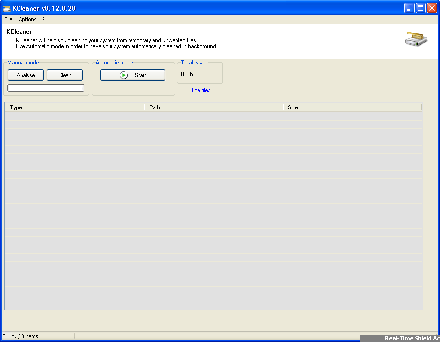 KC Softwares KCleaner - Screenshot #26