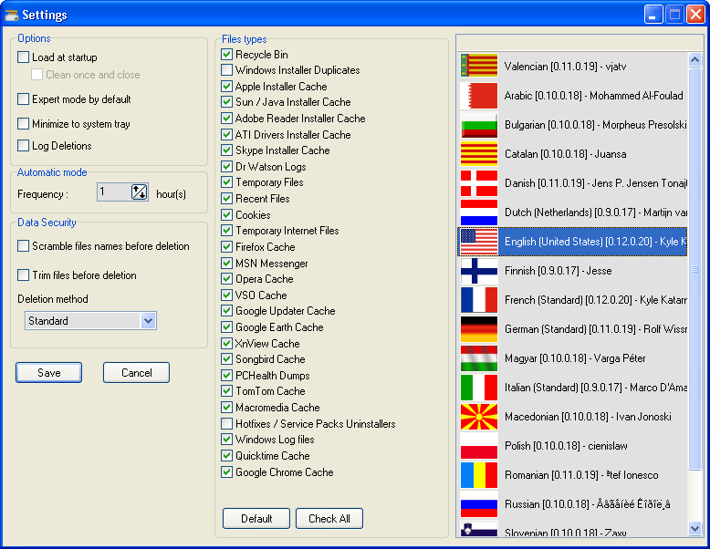 KC Softwares KCleaner - Screenshot #25