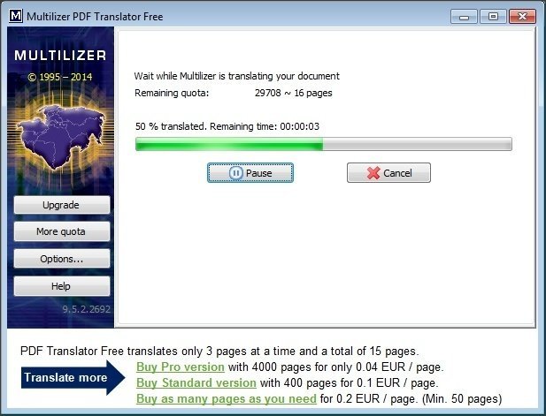 Multilizer PDF Translator - Screenshot #11