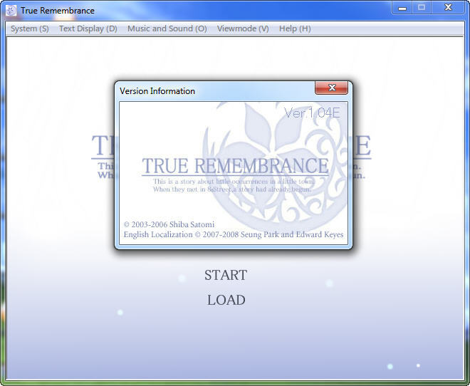 True Remembrance - Screenshot #1