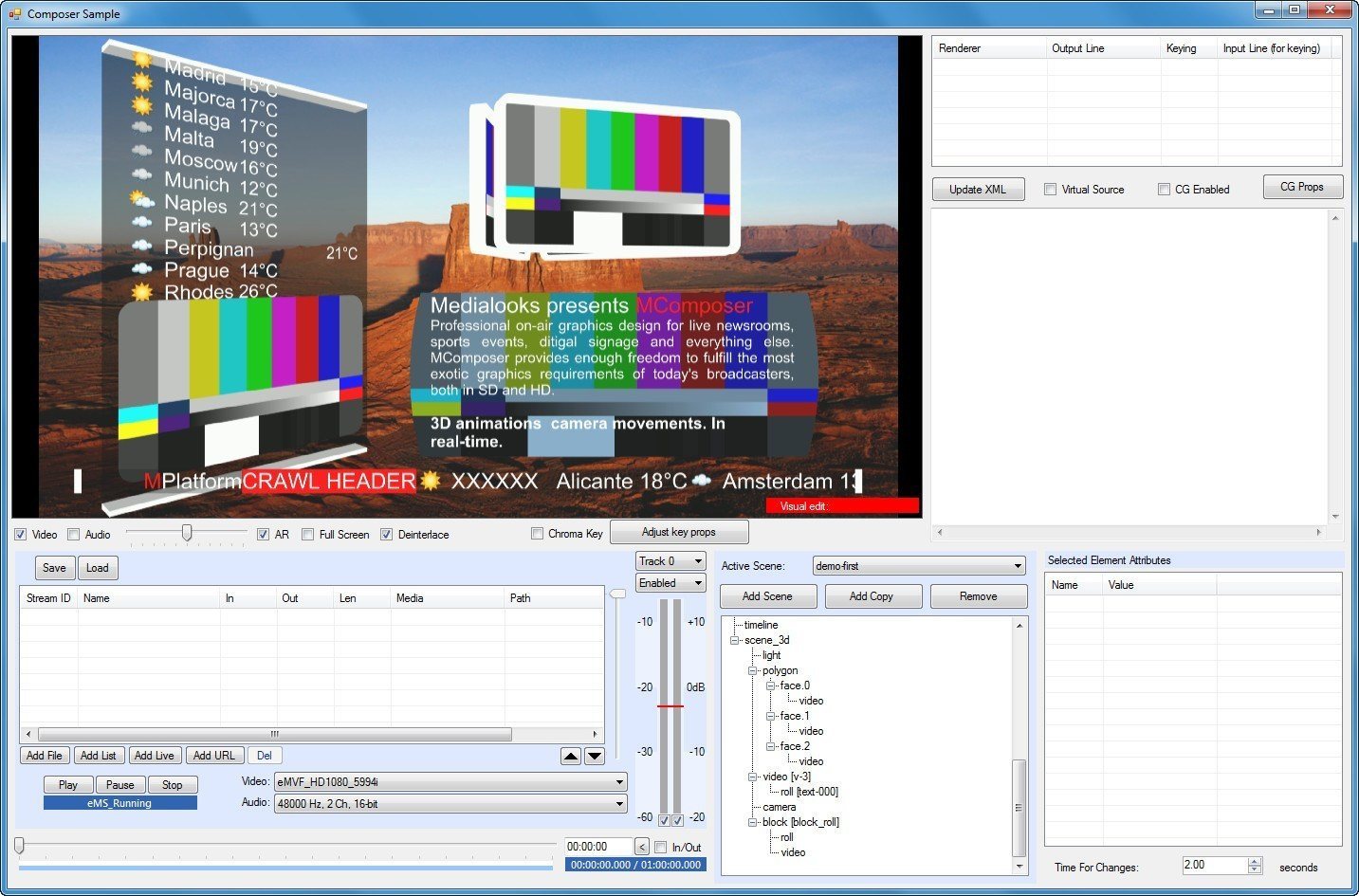 MediaLooks MPlatform - Screenshot #1